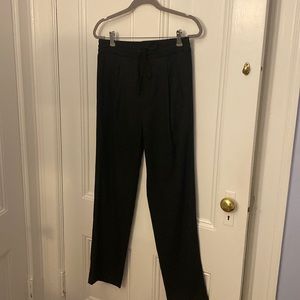 Rag & Bone Black wool felt trousers